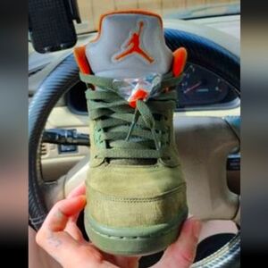 Retro Air Jordan 5 Olive